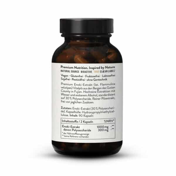 Enoki Flammulina extract capsules
