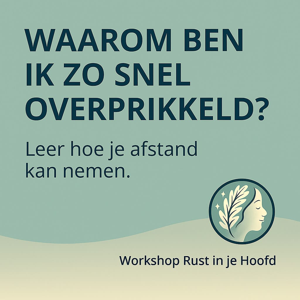 Waarom ben ik zo snel overprikkeld
